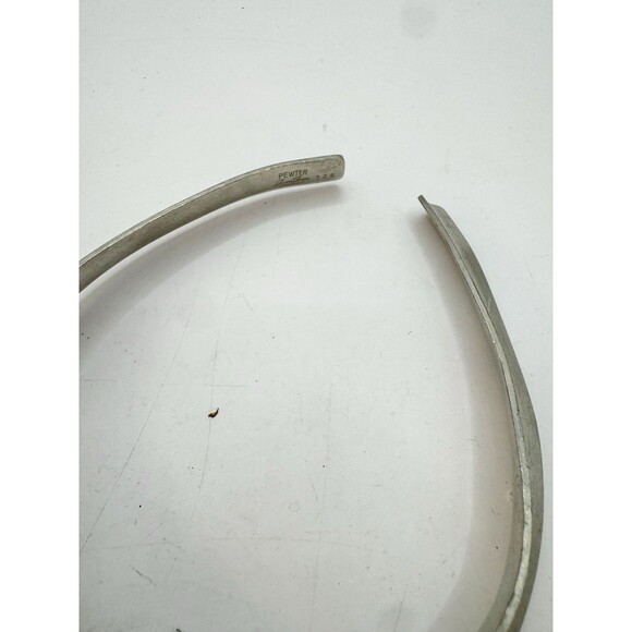 JORGEN JENSEN Denmark Pewter Modernist Choker Necklace 129 Vintage Scandinavian - Picture 11 of 11